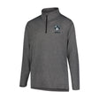 Ultra Game Men's NBA Official Super Soft Quarter Zip Long Sleeve T-Shirt | Brooklyn Nets