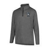 Ultra Game Men's NBA Official Super Soft Quarter Zip Long Sleeve T-Shirt | Brooklyn Nets
