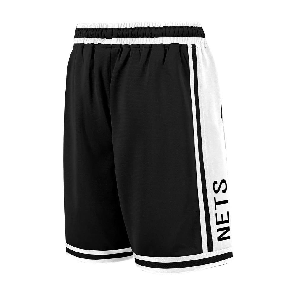 Ultra Game Men's NBA Official Super Soft Air Mesh Game Day Basketball Shorts - Classic Fit | Brooklyn Nets