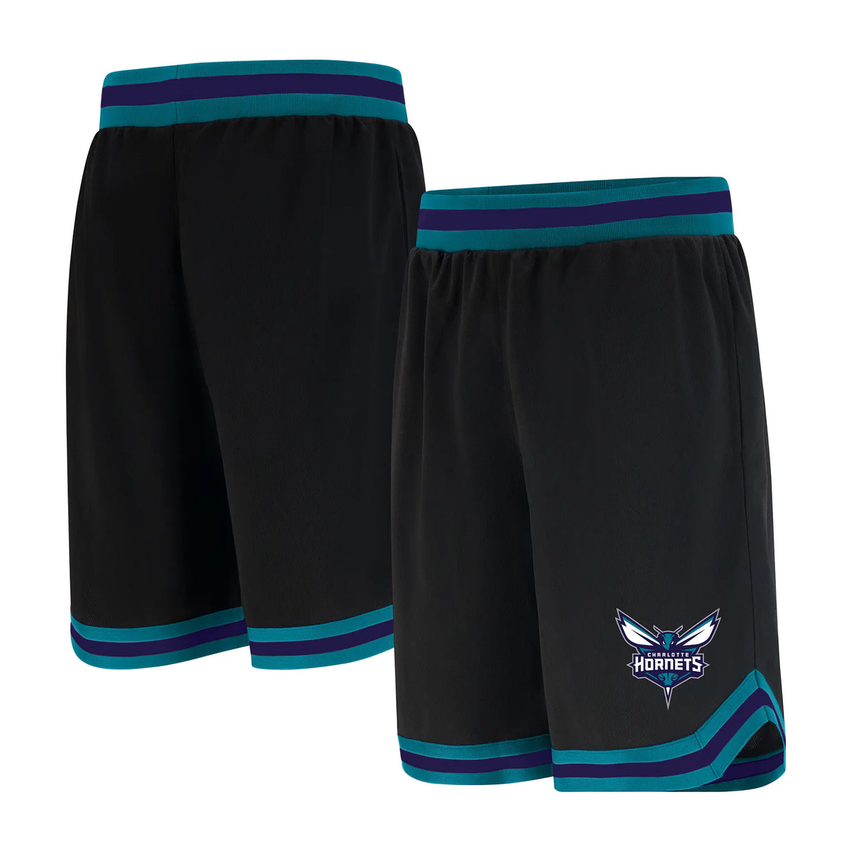 Ultra Game Men's NBA Official Soft Air Mesh Ultimate Basketball Shorts - OG Fit | Charlotte Hornets