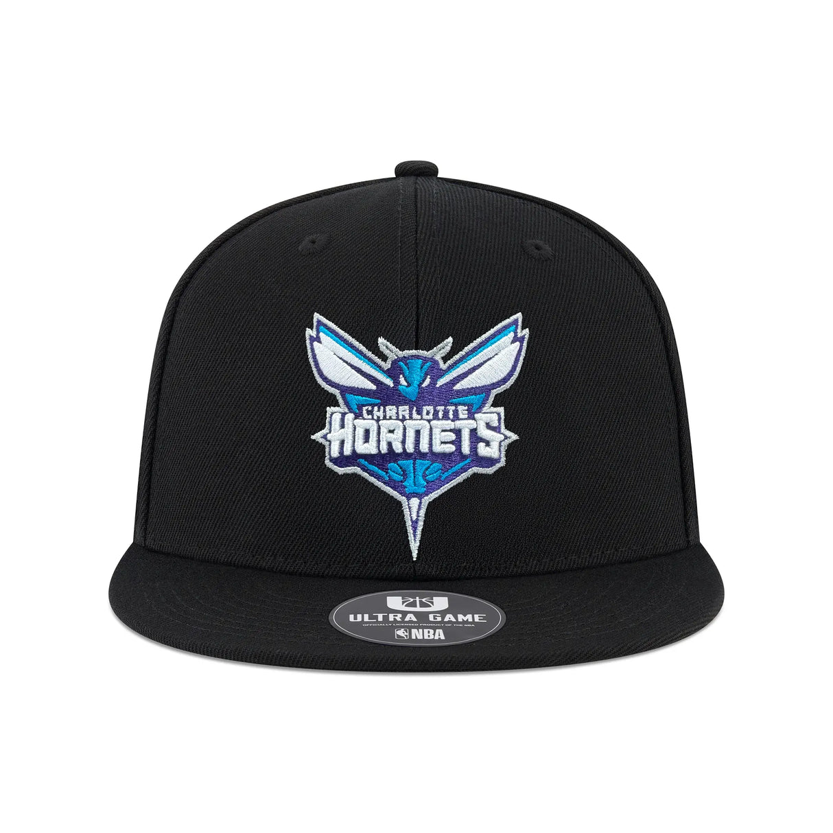 Ultra Game Men’s NBA Official Twill Snap Back Ultimate Baseball Cap Hat | Charlotte Hornets