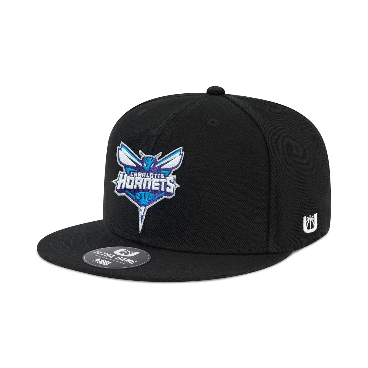 Ultra Game Men’s NBA Official Twill Snap Back Ultimate Baseball Cap Hat | Charlotte Hornets