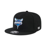 Ultra Game Men’s NBA Official Twill Snap Back Ultimate Baseball Cap Hat | Charlotte Hornets