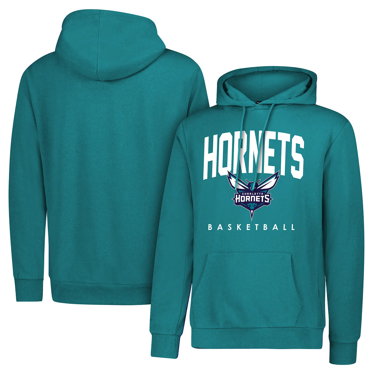 Ultra Game Men's NBA Official Super Soft Teamster Hoodie Sweatshirt | Charlotte Hornets