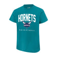 Ultra Game Men's NBA Official Super Soft Teamster Short Sleeve T-Shirt | Charlotte Hornets