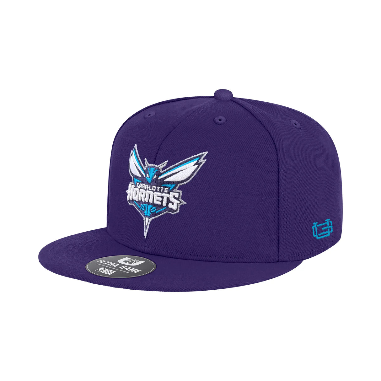 Ultra Game Men’s NBA Official Twill Snap Back Ultimate Baseball Cap Hat | Charlotte Hornets
