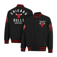 Ultra Game Men’s NBA Official Game Time Varsity Jacket | Chicago Bulls