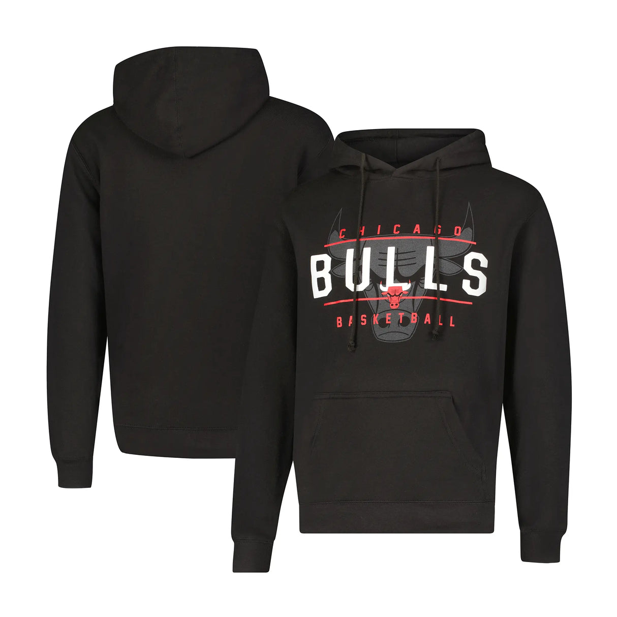 Ultra Game Men's NBA Official Super Soft Get Right Hoodie Sweatshirt | Chicago Bulls