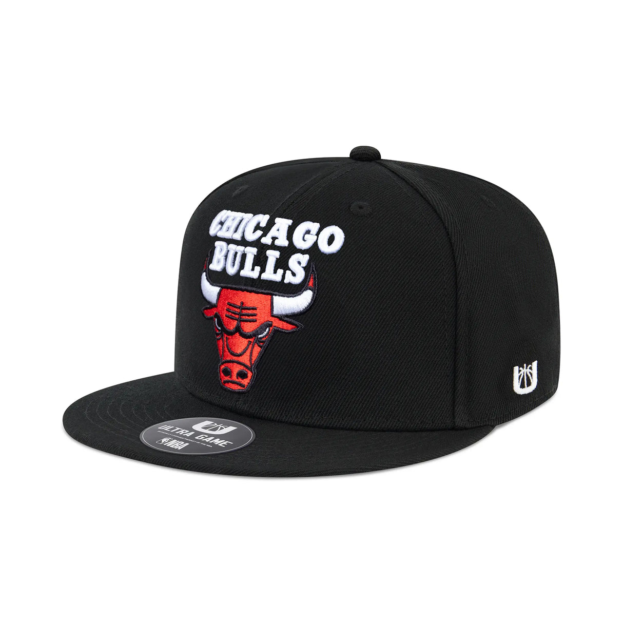 Ultra Game Men’s NBA Official Twill Snap Back Ultimate Baseball Cap Hat | Chicago Bulls