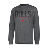 Ultra Game Men's NBA Official Super Soft Game Day Long Sleeve T-Shirt | Chicago Bulls