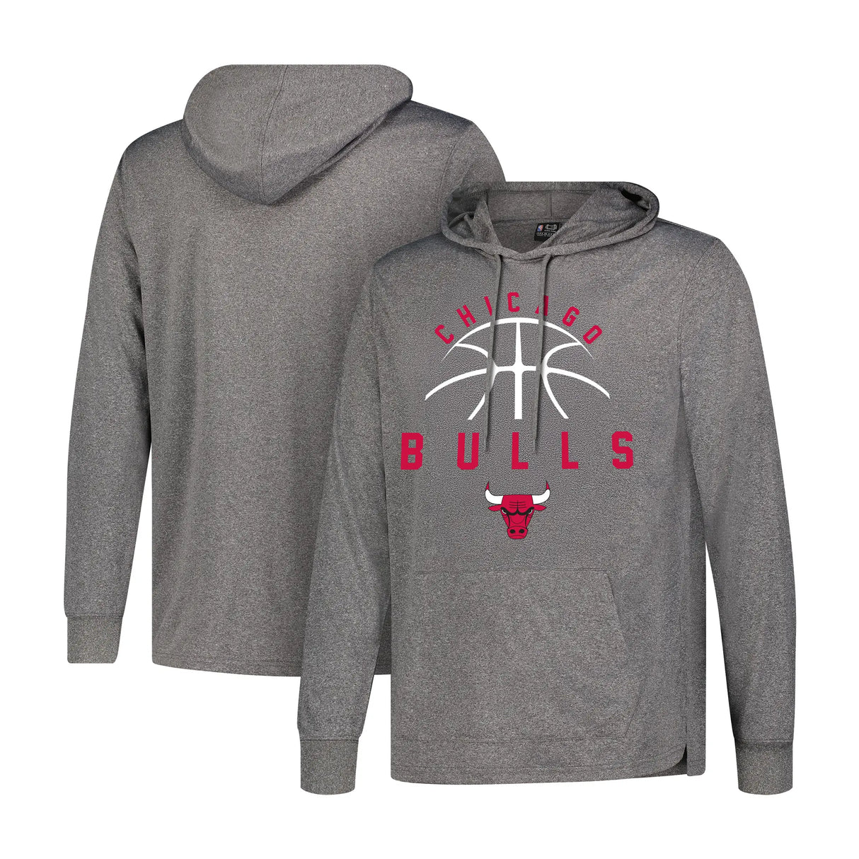 Ultra Game Men's NBA Official Super Soft Lightweight Hoodie Sweatshirt | Chicago Bulls