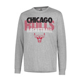 Ultra Game Men’s NBA Official Super Soft Supreme Long Sleeve T-Shirt | Chicago Bulls
