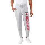 Ultra Game Men's NBA Official Super Soft Team Jogger Sweatpants | Chicago Bulls