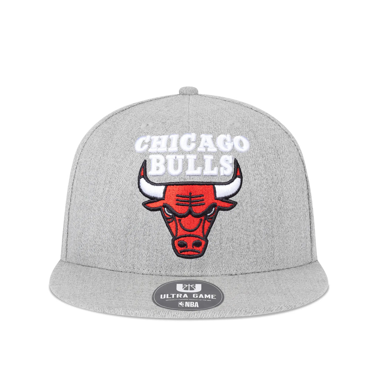 Ultra Game Men's NBA Official Twill Snap Back Ultimate Baseball Cap Hat | Chicago Bulls