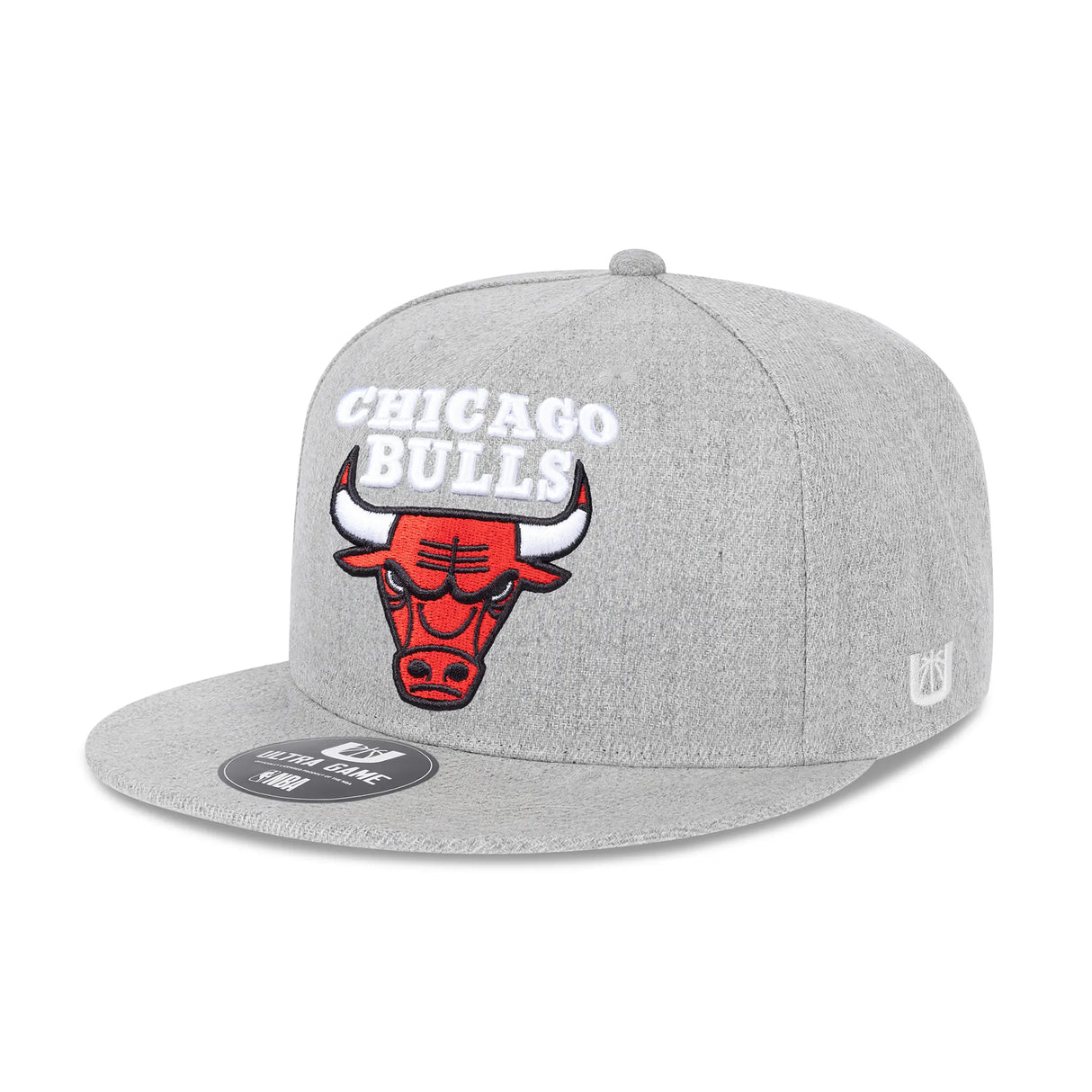 Ultra Game Men's NBA Official Twill Snap Back Ultimate Baseball Cap Hat | Chicago Bulls
