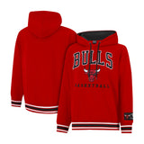 Ultra Game Mens NBA Official Premium Quality MVP Hoodie Sweatshirt | Chicago Bulls