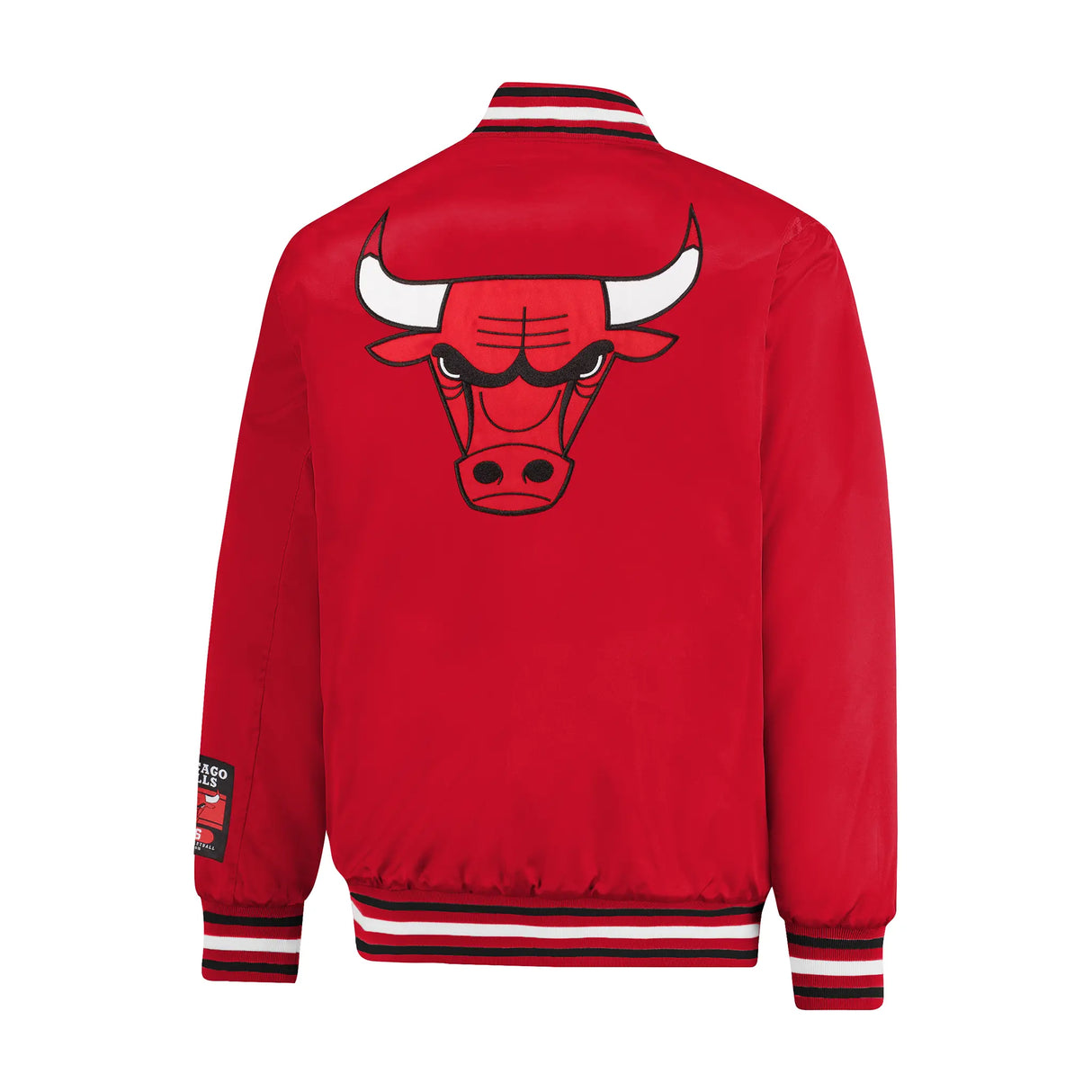 Ultra Game Mens NBA Official Smashing Records Satin Jacket | Chicago Bulls