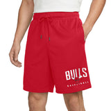 Ultra Game Men’s NBA Official Soft Air Mesh Teamster Basketball Shorts - Classic Fit | Chicago Bulls
