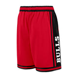 Ultra Game Men's NBA Official Super Soft Air Mesh Game Day Basketball Shorts - Classic Fit | Chicago Bulls