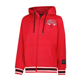 Ultra Game Men's NBA Official MVP Premium Quality Full Zip Hoodie Jacket | Chicago Bulls