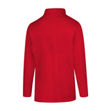 Ultra Game Men's NBA Official Super Soft Quarter Zip Long Sleeve T-Shirt | Chicago Bulls