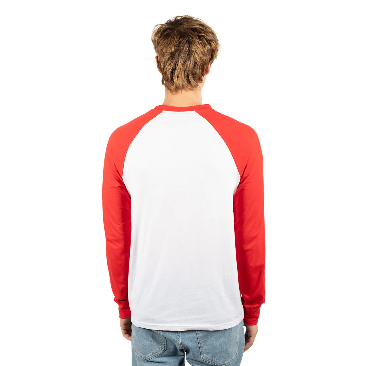 Ultra Game Men’s NBA Official Super Soft Raglan Baseball T-Shirt | Chicago Bulls