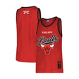 Ultra Game Men's NBA Official Tank Top Mesh Sleeveless Muscle T-Shirt | Chicago Bulls