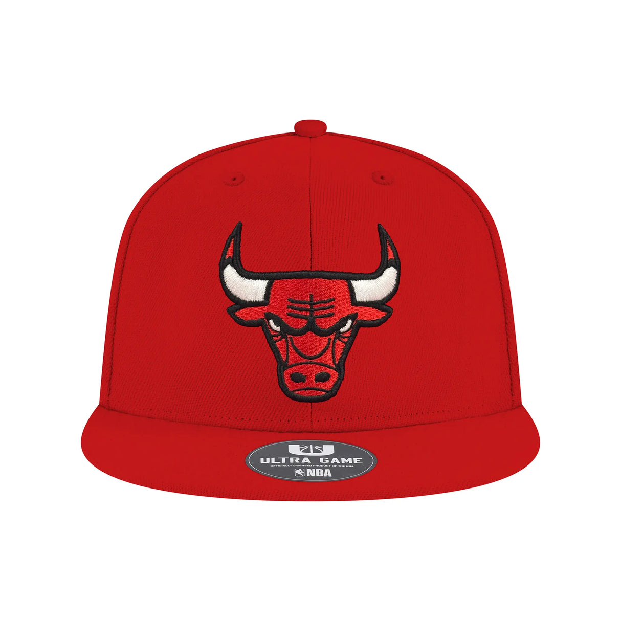 Ultra Game Men’s NBA Official Twill Snap Back Ultimate Baseball Cap Hat | Chicago Bulls