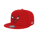 Ultra Game Men’s NBA Official Twill Snap Back Ultimate Baseball Cap Hat | Chicago Bulls