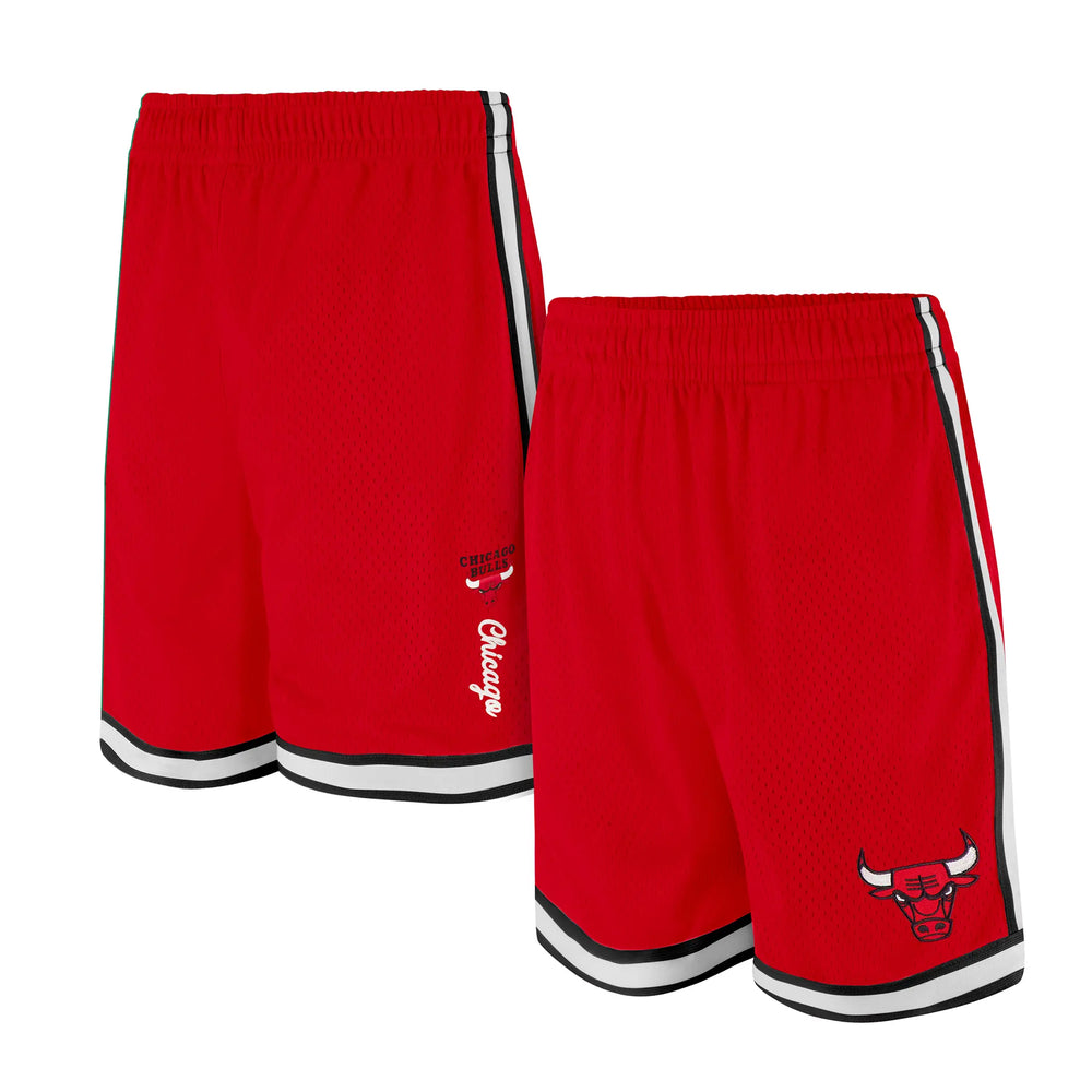 Ultra Game Men's NBA Official Supremely Soft Air Mesh Basketball Shorts - Classic Fit | Chicago Bulls