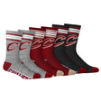 Ultra Game Men's NBA Official Athletic Cushioned Secure Fit Team Crew Socks - 3 Pack | Cleveland Cavaliers