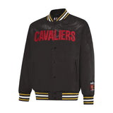 Ultra Game Mens NBA Official Smashing Records Satin Jacket | Cleveland Cavaliers