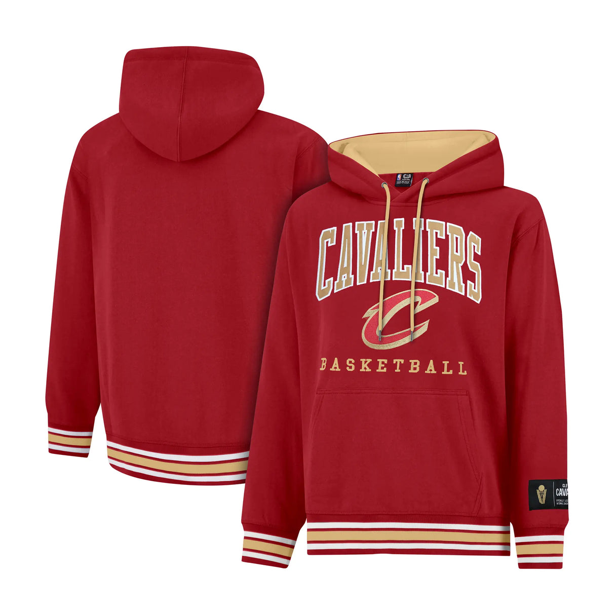 Ultra Game Mens NBA Official Premium Quality MVP Hoodie Sweatshirt | Cleveland Cavaliers