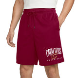 Ultra Game Men’s NBA Official Soft Air Mesh Teamster Basketball Shorts - Classic Fit | Cleveland Cavaliers