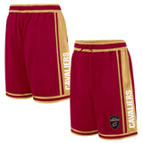 Ultra Game Men's NBA Official Super Soft Air Mesh Game Day Basketball Shorts - Classic Fit | Cleveland Cavaliers