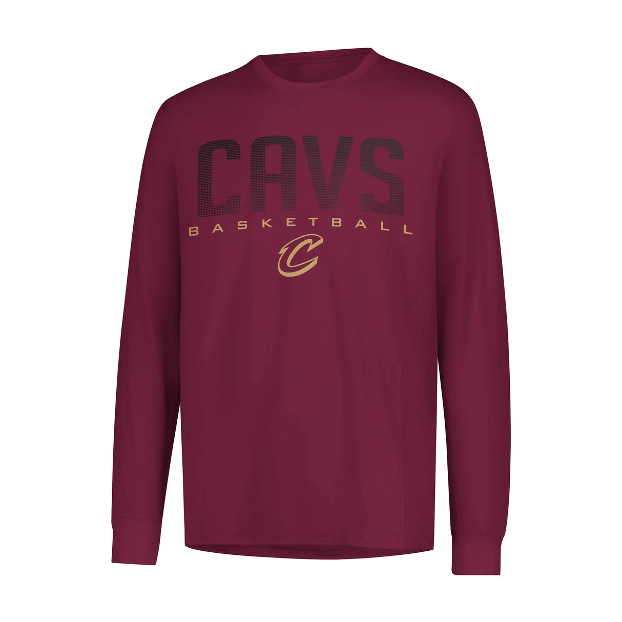 Ultra Game Men's NBA Official Super Soft Game Day Long Sleeve T-Shirt | Cleveland Cavaliers