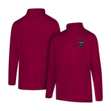 Ultra Game Men's NBA Official Super Soft Quarter Zip Long Sleeve T-Shirt | Cleveland Cavaliers
