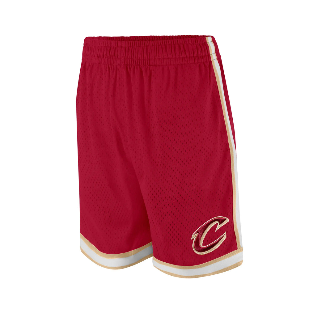 Ultra Game Men's NBA Official Supremely Soft Air Mesh Basketball Shorts - Classic Fit | Cleveland Cavaliers