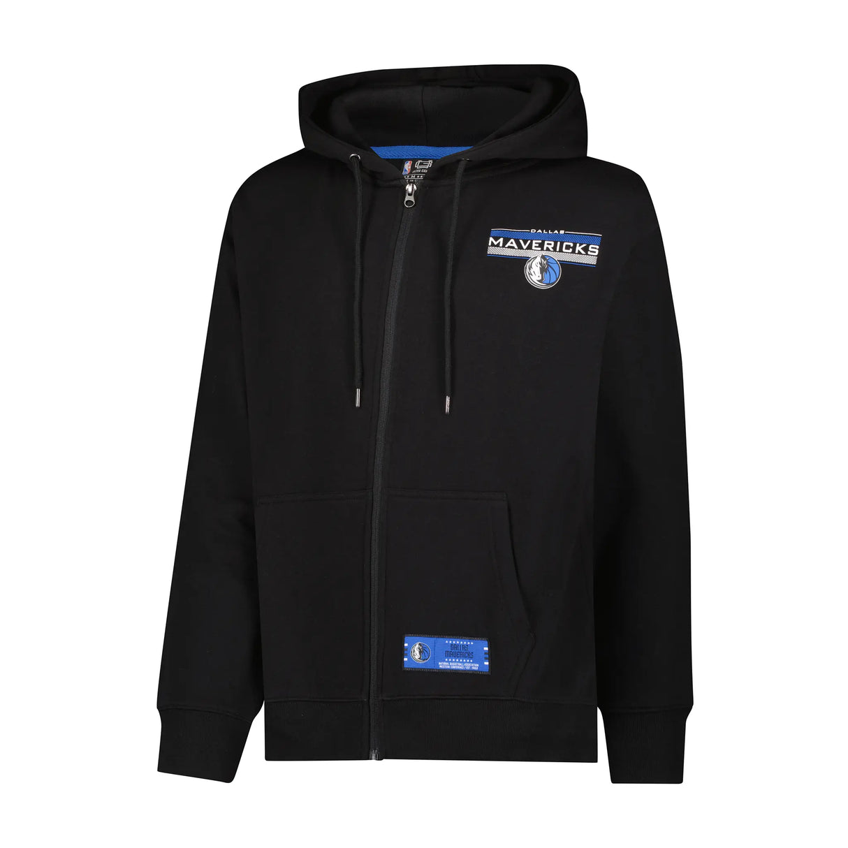 Ultra Game Men's NBA Official Super Soft Driver Full Zip Hoodie Jacket Sweatshirt | Dallas Mavericks