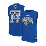 Ultra Game Men's NBA Official Sleeveless Players Mesh Tank Top Muscle T-Shirt | Dallas Mavericks - Luka Doncic