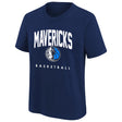 Ultra Game Men's NBA Official Super Soft Teamster Short Sleeve T-Shirt | Dallas Mavericks