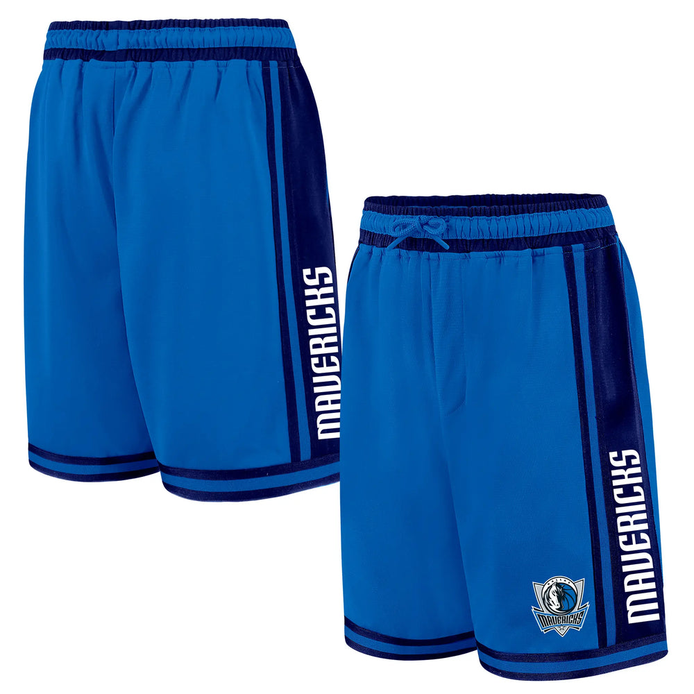 Ultra Game Men's NBA Official Super Soft Air Mesh Game Day Basketball Shorts - Classic Fit | Dallas Mavericks