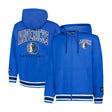 Ultra Game Men's NBA Official MVP Premium Quality Full Zip Hoodie Jacket | Dallas Mavericks