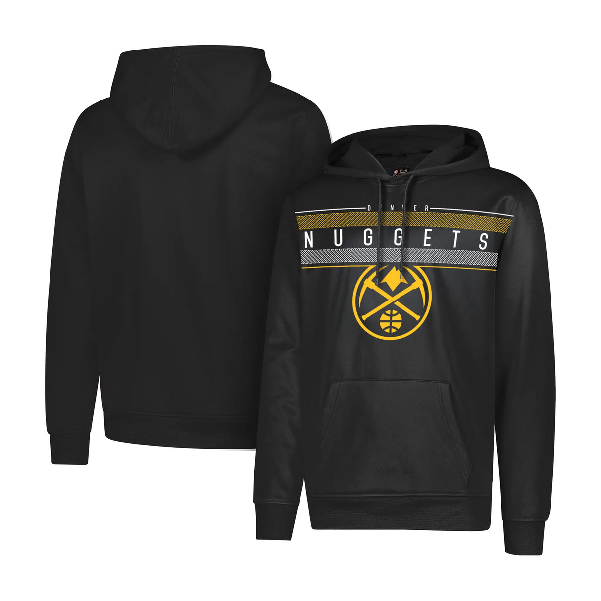 Ultra Game Men's NBA Official Super Soft Midtown Hoodie Sweatshirt | Denver Nuggets