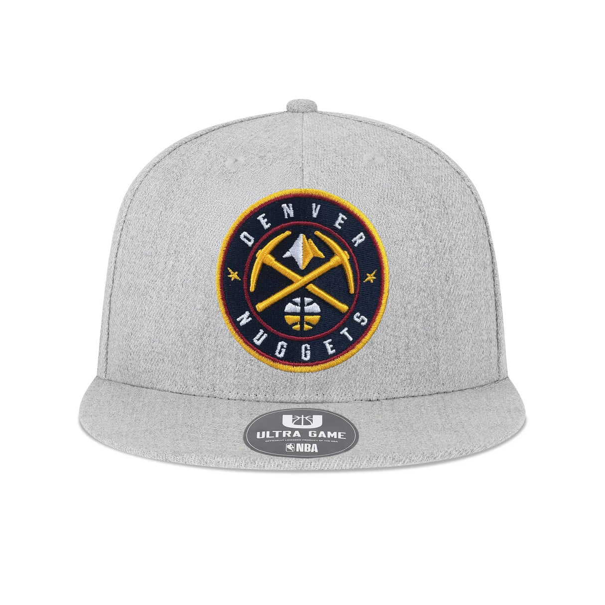 Ultra Game Men's NBA Official Twill Snap Back Ultimate Baseball Cap Hat | Denver Nuggets
