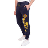 Ultra Game Men's NBA Official Super Soft Team Jogger Sweatpants | Denver Nuggets