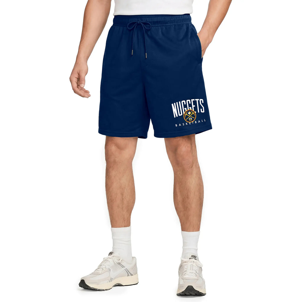 Ultra Game Men’s NBA Official Soft Air Mesh Teamster Basketball Shorts - Classic Fit | Denver Nuggets