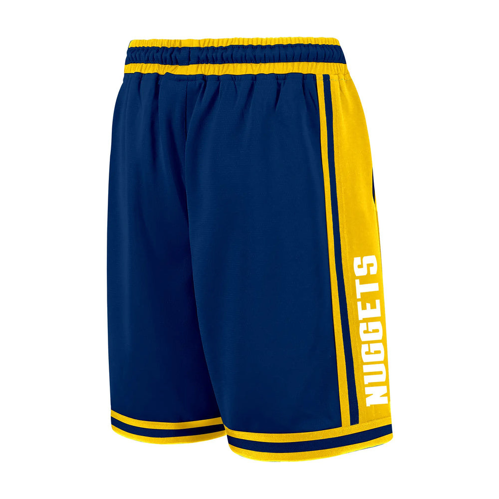 Ultra Game Men's NBA Official Super Soft Air Mesh Game Day Basketball Shorts - Classic Fit | Denver Nuggets
