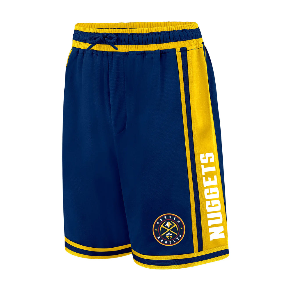 Ultra Game Men's NBA Official Super Soft Air Mesh Game Day Basketball Shorts - Classic Fit | Denver Nuggets