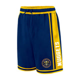 Ultra Game Men's NBA Official Super Soft Air Mesh Game Day Basketball Shorts - Classic Fit | Denver Nuggets